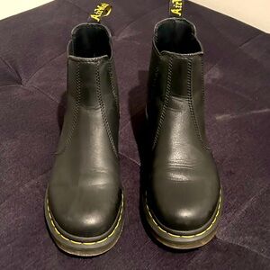Dr. Martin’s Black Nappa Leather Chelsea Boots.  Size 8